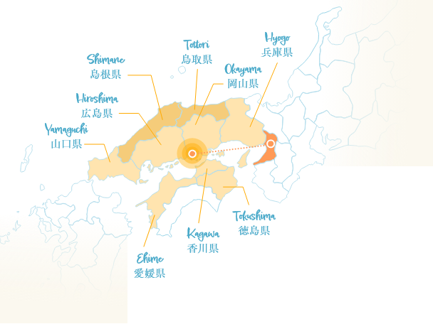 中国・四国MAP